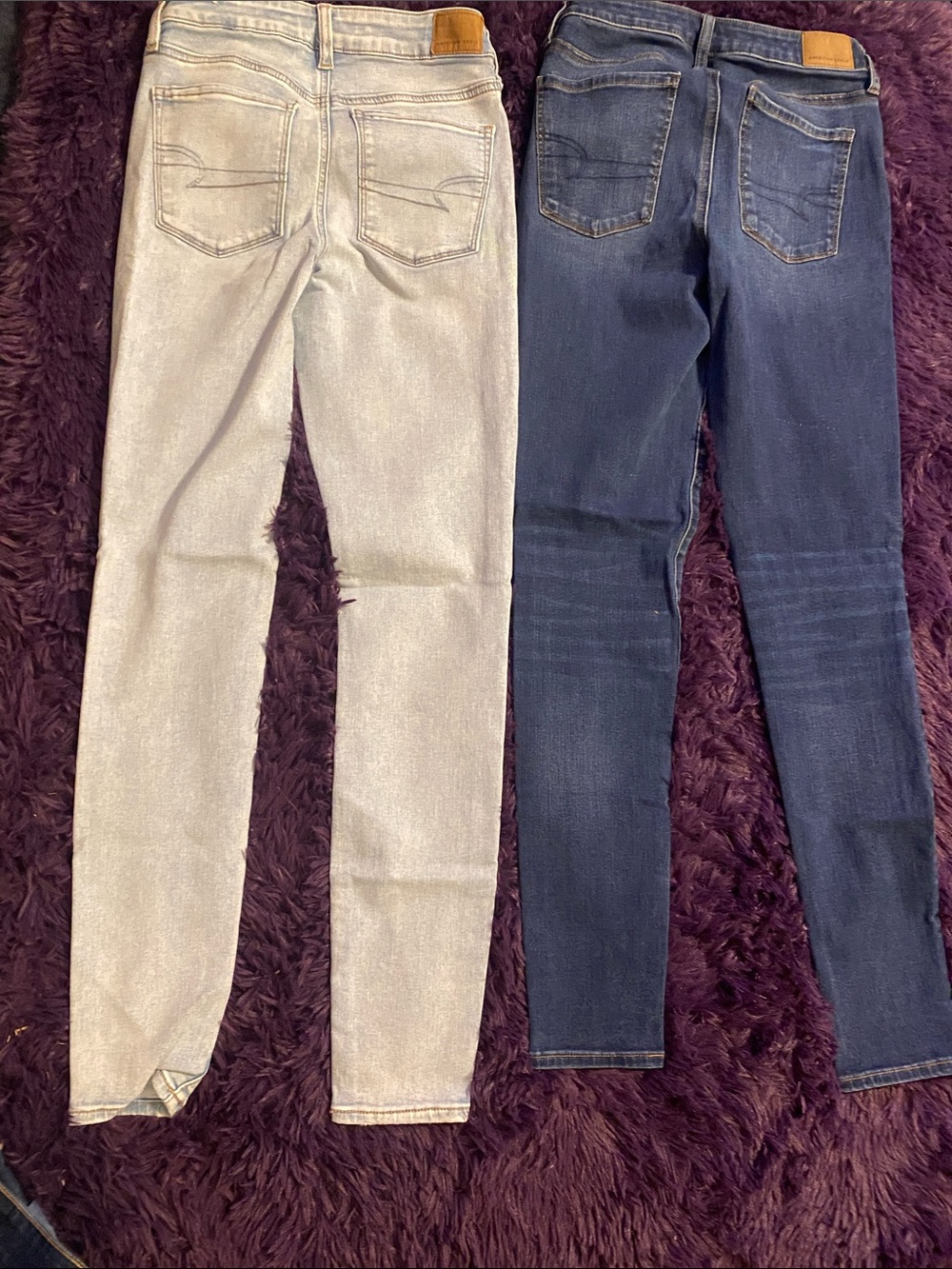 Women’s Two-Pack Skinny Jeans – Light Wash & Dark Indigo - Picture 3 of 9